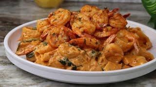 Spicy Creamy Shrimp Pasta Recipe  30 Minute Meal