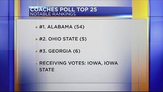 Coaches poll top 25