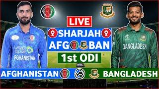 Afghanistan vs Bangladesh 1st ODI Live  AFG vs BAN 1st ODI Live Scores & Commentary  BAN Innings