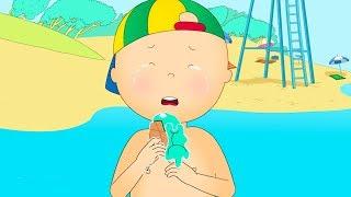 Caillou en Español Castellano  Caillou y helado derretido  Dibujos Animados Capítulos Completos