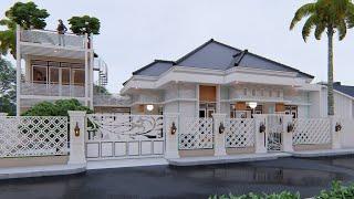 Desain Rumah dan Toko di Lahan 13x18m  OwnerNama  Sandra Mustofa - Jatilaba-Tegal-Jateng