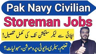 Pak Navy Assistant Storeman Jobs guidelinesPak Navy Civilian jobsStoreman JobsHub of iQ Gkjobs