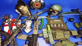 Military and Medieval Weapons Toys  Box of Toys RiflesSwordsGuns & Equipment Toys