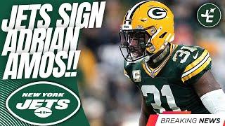 BREAKING New York Jets Sign Adrian Amos  1 Year Contract Up To $4 Million