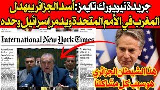 شاهد جريدة نيويورك تايم تنبهر من عمار بن جامع وتصفه بأسد الجزائر الذي دمـ ـر أمريكا وحده FRANCE USA