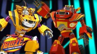 Blaze and His Friends Turn into Strong Robots  Blaze and the Monster Machines