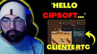 Tibia TESTE SERVER DO CLIENTE RTC RUBINOT NATTANK MANDANDO MENSAGEM PARA CIPSOFT #financeirandoplay