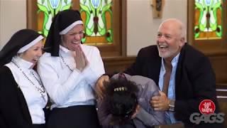 Funny prank by priest and nun on church members