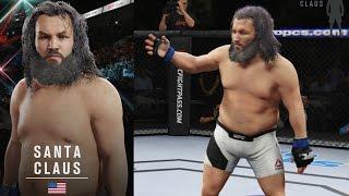 Moses vs Santa GOD MODE Cheese Glitch EA Sports UFC 2 Ultimate Team Gameplay