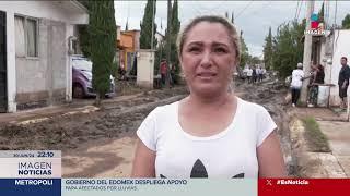 Realizan labores de limpieza en Chalco Estado de México tras inundaciones  Imagen Noticias Fin de