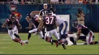 NFL Preseason Hit of The Week Chargers vs Bears - Rookie Jonathan Bostic Lays Out Mike Willie