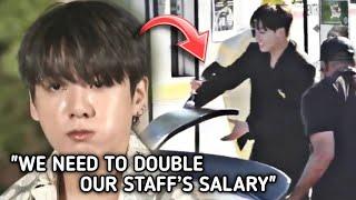 BTS Helping their STAFF