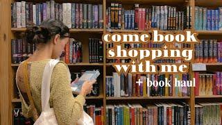 ️come book shop with me bookstore & library vlog + book haul