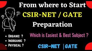 CSIR-NET Preparation  CSIR-NET Chemical Science  Best Subject for CSIR-NET Chemistry  GATE