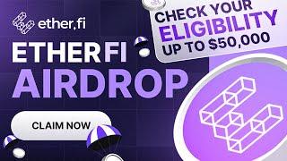 Crypto Airdrop  Up To 50000$ ETHFI Airdrop