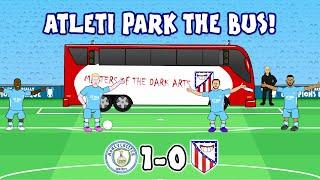 Atleti Park The Bus Man City vs Atletico Madrid 1-0 Champions League 2022 Highlights