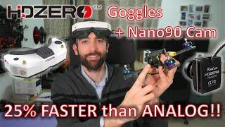 This Goggle WINS Drone Racing  HDZero Goggles + Nano90 Camera Full Review + Testing