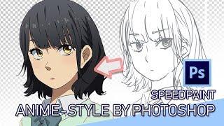 【Speedpaint】COLORING ANIME-STYLE IN PHOTOSHOP