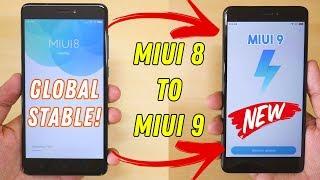 How to Update to MIUI 9 Global Stable ROM No DATA LOSS Redmi Note 4Mi Max 2