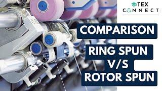 Comparison Ring Spun VS Rotor Spun Yarn  GATE TF  Structural and physical propertiesYarn Spinning