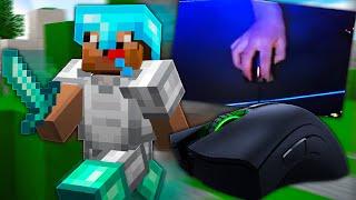 Playing skywars with the Razer Deathadder Elite Mousecam
