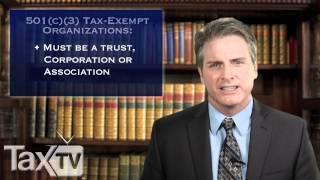 Tax-Exempt Organizations - www.TaxTV.com