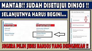 USUL BANSOS VIA APLIKASI CEK BANSOS STATUS SUDAH DISETUJUI DINSOS LANGKAH SELANJUTNYA ADALAH