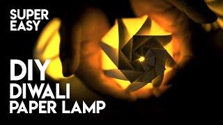 LAST MIN. DIWALI DECOR IDEA  DIY Paper Lamp  In Hindi