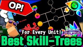 Best *SKILL-TREE* for Every Unit  Anime Last Stand #roblox