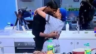 #BBNAIJA  #Neo and #Vee kiss