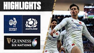 HIGHLIGHTS   France v Scotland 󠁧󠁢󠁳󠁣󠁴󠁿  2023 Guinness Six Nations