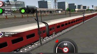 Red LHB coach train simulator  Indian Train Simulator Gameplay