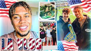 ALLTAGSVLOG in LOS ANGELES NFL GAME ESSEN UND CO mit Eli Rohat Melle Eldos & Musti VLOG 211