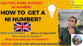 Apply for National insurance- or NI  in the UK Step by Step Online Process Demo