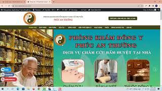 Hướng dẫn chỉnh sửa mẫu website Phòng Khám Đông Y  Thiết kế website