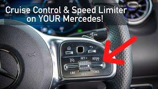 How to use Cruise Control & Speed Limiter on YOUR Mercedes