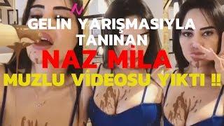 Naz Mila’nın ‘muz’lu videosu