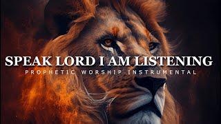 Speak Lord I Am Listening  Prophetic Worship Music  Intercession Prayer Instrumental