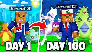 I Survived 100 Days In Minecraft Pixelmon