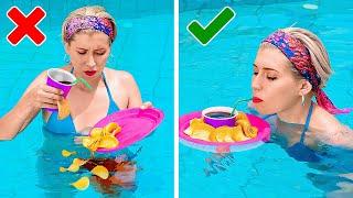 Best Swimming Pool Hacks  Everyday Hack For Hot Days