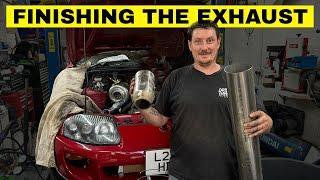 Finishing The Exhaust On My MK4 Toyota Supra  Misfits Garage UK  Part 3