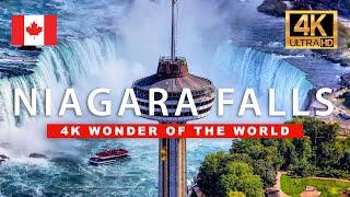 Niagara Falls Wonder of the World Walking Tour - Canada  4K HDR - 60 FPS 