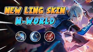 Trying Out The New Ling M-World Skin  Mobile Legends