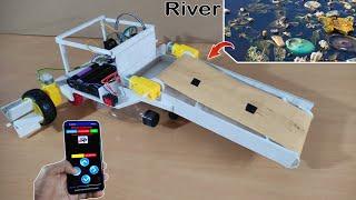 River Cleaner Boat Amazing Best science Project  Low Budget inspire Award Project