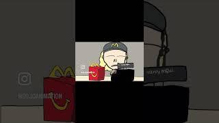 McDonald’s Cheeseburger Happymeal please. #digitalart #kidsart #animation #animated #funny