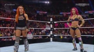 WWE RAW Naomi vs Sasha Banks