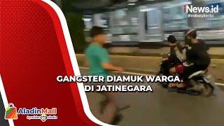Warga Mengamuk Cegat dan Hajar Gangster Bawa Sajam di Otista Raya Jatinegara