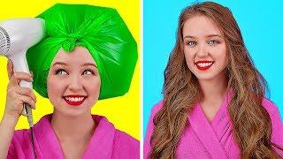 TRUCOS FÁCILES PARA CHICAS  Ideas geniales para cabello y maquillaje por 123 GO