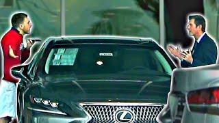 Spoiled Rich Kid Screams at Dad at Car Dealership