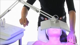 Performing A LED Light Therapy Facial